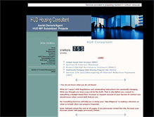 Tablet Screenshot of hud-consultant.com